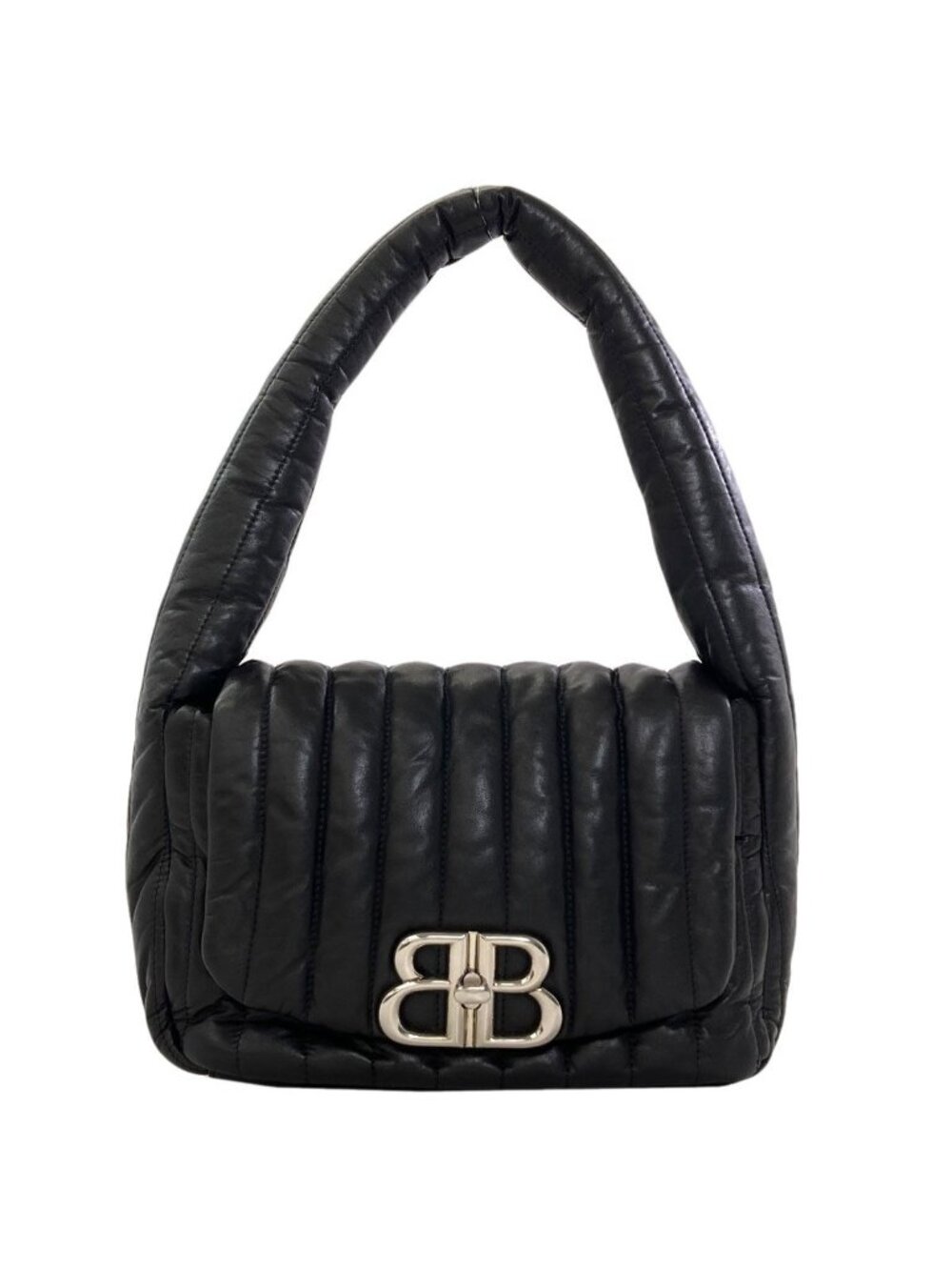 Balenciaga Monaco BB Logo Small Sling Bag Calfskin